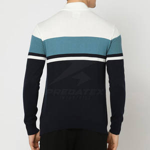 Suéter con cremallera de cuarto mezclado de algodón de alta calidad Estilo casual cómodo y transpirable - Product Image 4