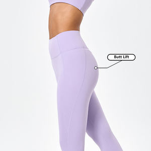 Leggings de Yoga para Mujer Estilo Urbano, Tejido Sin Costuras, Cintura Alta Elástica, Transpirables, de Secado Rápido, Tallas Grandes, para Deporte - Product Image 2