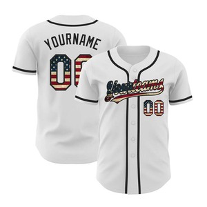 Vente en gros Maillot de baseball professionnel en polyester personnalisé pour adultes sublimation complète impression numérique maille respirante design - Product Image 5