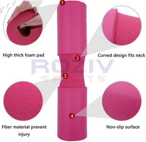 Coussin de Squat Haute Antidérapance, Respirant et Confortable en Tissu Nylon, Réglable, Léger et Écologique pour le Soutien en Haltérophilie - Product Image 4