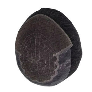 Peluca de Cabello Remy Indio TAZ HAIR BANGLADESH THB 2025 con Flequillo, Base sin Pegamento, Color Rubio, Densidad 130%-250%, Nudos Decolorados - Product Image 4