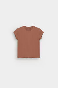 Camisetas de Mujer Transpirables de Última Moda, Color Marrón Sólido, Ropa Casual, Camisetas Ligeras Estampadas para Mujer, Camisetas Cómodas de Manga Corta - Product Image 4