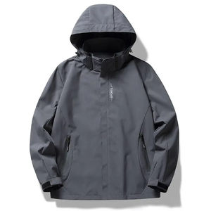 Veste coupe-vent d'hiver imperméable de haute qualité, nouvelle conception 2025, séchage rapide, avec col montant et logo frontal pour hommes, en vente - Product Image 6