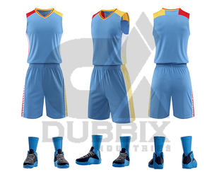Maillot de basket-ball réversible personnalisable 100% polyester pour hommes et femmes, vêtements de sport respirants personnalisés, vêtements de basket-ball - Product Image 5