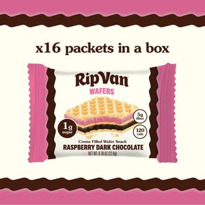 Rip <b>Van</b> Raspberry & Dark Chocolate Wafer Cookies - Healthy Snacks - 16 Count - Product Image 2