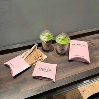 Vente flash - Boîte à sushi rose jetable personnalisée, emballage pour sandwichs et burritos, boîte en papier kraft en forme de coussin