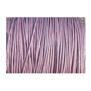 Résultats de bijoux tressés en coton poli Cordons de couleur métallique 5mm et 3mm - Product Image 1