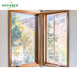 Ventana abatible de aluminio moderna y eficiente en energía Miami Dade <span class=keywords><strong>NOA</strong></span> aprobada para hoteles residenciales Resorts ventana con bisagras - Product Image 4