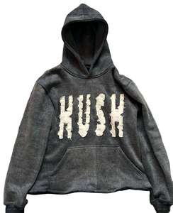 Sudaderas con capucha desgastadas lavadas personalizadas 100% algodón French Terry Blank Vintage Acid Wash streetwear hombres sudaderas con capucha y sudaderas - Product Image 1