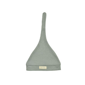 Gorros de algodón simples para bebés anudados de 0 a 6 meses, accesorios Unisex para bebés, gorro suave para bebés recién nacidos al mejor precio - Product Image 4