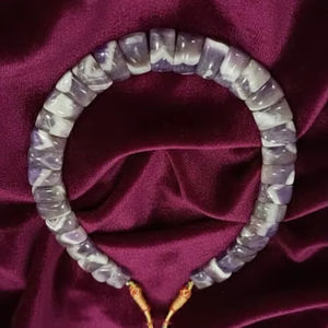 สร้อยคออเมทิสต์เลสคุณภาพสูงประดับด้วยลูกปัดอัญมณีสร้อยคอแฟชั่นสไตล์แฟชั่นพร้อมพลอย - Product Image 3