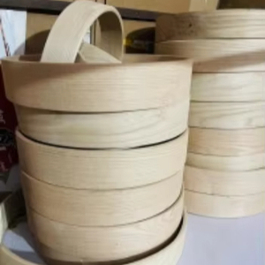 Cerceaux en bois naturel de taille personnalisée / Anneaux de broderie pour la décoration - Product Image 5