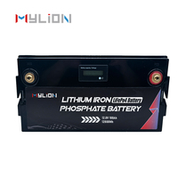 بطارية ليثيوم فوسفات الحديد Mylion بسعة 1280 واط/ساعة، وزن 11.06 كجم، أبعاد 323*167*210 ملم، 12 فولت 100 أمبير/ساعة للمشاريع الصناعية ومحطات التكامل