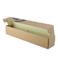 Boîte de tapis de yoga pliable personnalisée en carton ondulé, économique, écologique, avec emballage imprimé et étiquette durable