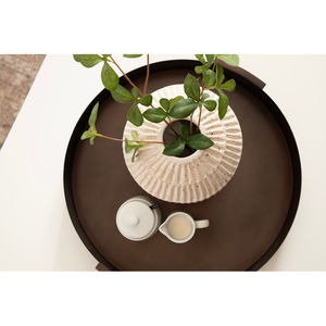 Plateau de service en métal au design élégant pour le bureau, l'hôtel, les tasses à thé, les boissons, les aliments, les collations ou comme objet décoratif - Product Image 4