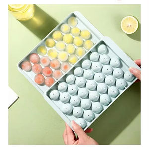 Moule à glaçons sphériques 3D en acrylique avec couvercle, style diamant, pour la fabrication de glaçons sphériques, moule DIY, fabricant de boules de glace, recyclable, usage commercial en <span class=keywords><strong>cuisine</strong></span> - Product Image 5