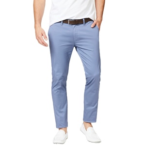 Pantalon chino confortable à taille mi-haute pour homme, style hip-hop, coupe ajustée, respirant, à porter toute la journée - Product Image 3