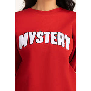 เสื้อสเวตเชิ้ตผู้หญิงทรงปกติ รุ่น TT-A9 ผ้าถักเนื้อนุ่ม ระบายอากาศได้ดี ลายเรียบ น้ำหนัก 160 กรัม คอทรงโอ แบรนด์ 110 APPARELS - Product Image 2