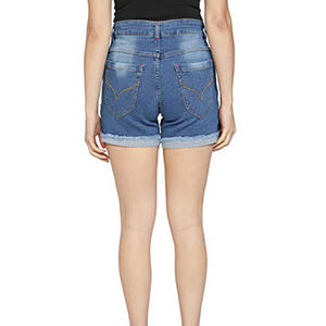 Shorts pour femmes taille mi-haute, qualité supérieure, OEM personnalisé, fournisseur d'usine de haute qualité, vente en gros à forte demande - Product Image 2