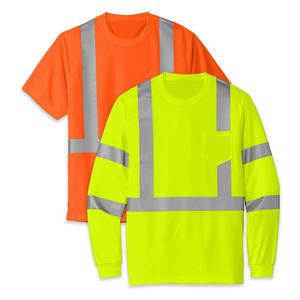 Camisetas de Seguridad de Alta Visibilidad para Almacén, de Primera Calidad, Reflectantes, de Secado Rápido, Transpirables, de Manga Larga - Product Image 6
