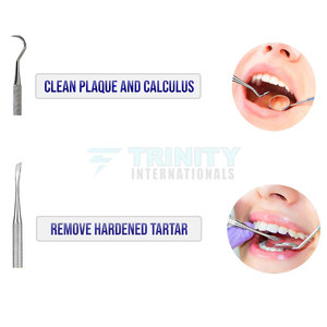 Kit de Limpieza Dental de Alta Calidad, Instrumentos Quirúrgicos, Kit de Limpieza Dental de Acero Inoxidable para Uso Clínico - Product Image 6