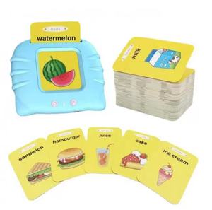 Lecteur de livres électroniques éducatif pour bébés de 2 ans, 112 pièces, en plastique, fonctionnant sur piles, jouet d'apprentissage électronique tactile en <span class=keywords><strong>anglais</strong></span> pour enfants - Product Image 3