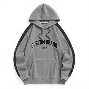 เสื้อฮู้ดดี้ผ้าฟลีซหนานุ่ม พิมพ์ลายตามสั่ง สไตล์สตรีทแวร์ ทรงโอเวอร์ไซส์ แฟชั่นทันสมัย สำหรับผู้ชายและผู้หญิง ราคาขายส่ง เสื้อฮู้ดดี้แบบยูนิเซ็กส์ - Product Image 3