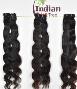 Extensiones de Cabello Humano Virgen Vietnamita Ondulado Natural Negro para Mujer, Precio Mayorista 2026, Extensiones de Tejido Virgen Crudo Natural en Venta - Product Image 3