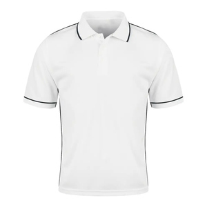 Polo unisexe 100% coton polyester brodé logo uni Polo T Shirt hommes femmes grande taille personnalisé polos vierges - Product Image 2