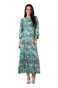 Wholesale Supply Premium Floral Printed Long <b>Kurta</b> Set Best Price Everyday Fashion Forward From India Made of Silk and Cotton - Product Image 2