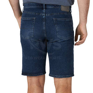 Diseñe su propio logotipo Pantalones cortos vaqueros para hombre más vendidos Pantalones cortos vaqueros transpirables de secado rápido para uso masculino - Product Image 2