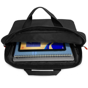 Bolso para ordenador portátil de alta calidad Bolsos de hombro de marca marrón Logotipo personalizado Bolso bandolera de lona multiusos para hombres - Product Image 3