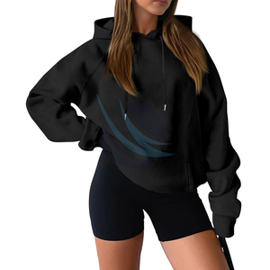 Sudadera con Capucha Extra Grande de Punto Lavado Ácido para Mujer con Logotipo Personalizado, 100% Algodón, Estilo Urbano, Nueva Llegada, Holgada, Manga Larga - Product Image 5