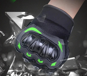 Gants de moto et de cyclisme personnalisés en polyester et nylon, respirants, avec maille, compatibles écran tactile, antidérapants, à doigts complets, anti-UV - Product Image 4
