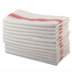 Toalla de algodón 100%, paquete de 12 tiras Vintage, tema de cocina de Golf, Color rojo para uso doméstico en la playa, patrón tejido a cuadros para niños - Product Image 1