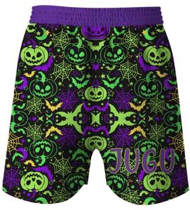 กางเกงขาสั้นผู้ชายแบบซับลิเมชันสีพื้นยืดหยุ่นแบบลำลองแห้งเร็วระบายอากาศได้ดีโลโก้ของคุณเอง - Product Image 5