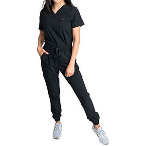 Ensembles de blouses d'infirmière en gros, uniformes d'infirmière de haute qualité, blouses médicales extensibles, uniformes extensibles en spandex, haut et pantalon, ensemble de blouses - Product Image 5
