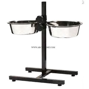 Comederos de Acero Inoxidable para Mascotas con Soporte de Hierro, Diseño Personalizado, Tazones para Perros y Gatos, Fabricados en India - Product Image 5