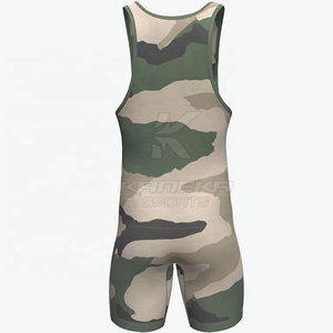 Équipement de lutte pour adultes de haute qualité avec logo personnalisé, maillots de lutte pour hommes en spandex/polyester, légers, respirants et à séchage rapide - Product Image 4