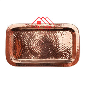 Plateau de service pour centres de table décor 2024 nouveau Design Vintage en laiton plateau de service de Fruits pour décor de mariage meilleur vendeur - Product Image 3