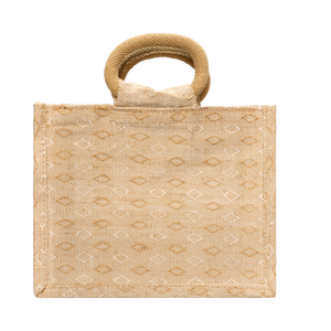 12x9 Window Jute Cotton Blend Reusable Durable Eco-Friendly <b>Gift</b> Bags Custom Logo for Promotional Events Festivals <b>Gift</b> - Product Image 2