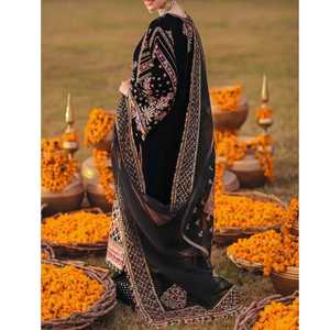 Hot Sale Women Dresses <b>Elastic</b> Waist Traditional Party Dress New Design 2025 Pakistani Salwar Kameez Maxi Gown Wedding Dress - Product Image 4