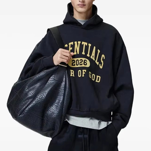 เสื้อฮู้ดดี้ผ้าเฟรนช์เทอร์รี่แบบสวมหัว ยูนิเซ็กซ์ คุณภาพดีเยี่ยม ผลิตจากผ้าฝ้ายฟลีซ 100% แบรนด์ดัง เหมาะสำหรับฤดูหนาว สำหรับผู้ชาย - Product Image 1