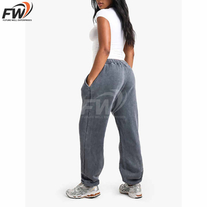 Pantalones Deportivos Rosas de Alta Calidad para Mujer, Transpirables, Informales, con Cintura Elástica Ajustable, Diseño Arrugado, Talla 3XL - Product Image 3