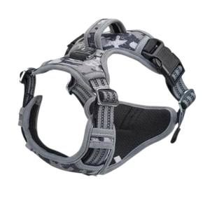 Collier souple moderne pour chiens de grande à moyenne taille, super durable, camouflage réfléchissant, avec contrôle par guidon, long - Product Image 5