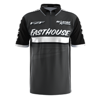 T-shirt polo pour hommes de haute qualité respirant à séchage rapide à manches courtes cyclisme voiture F1 chemise moto respirant course polos