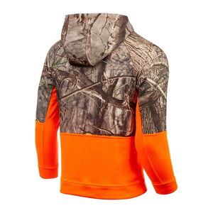 Sweat à capuche tactique camouflage imperméable personnalisé de qualité supérieure OEM, 100% coton polaire, vêtements de chasse en plein air - Product Image 4