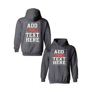 100% Cotton Custom <b>Thick</b> Pullover Fleece Eco-Friendly <b>Hoodie</b> for <b>Men</b> Solid Pattern Hooded Collar Embroidered Technique for - Product Image 5