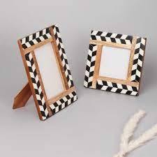 Beau cadre photo en incrustation de résine fabriqué à la main pour la maison élégante et l'affichage de table de chambre à coucher au prix de gros - Product Image 2