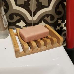 Jabonera de Madera Duradera de Lujo para Baño, Soporte para Jabón de Cocina, Bandeja para Jabón con Drenaje de Agua, Accesorio Ecológico para el Hogar - Product Image 3